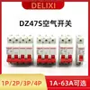 Interruptor de Aire Delixi Pequeño Disyuntor Dz47S-63/1P/2P/3P/4P Monofásico Trifásico Cuatro Hilos 125A