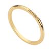 Anel de titânio e zircônia direto da fábrica anel para casais anel de diamante 18k anel de ouro rosa Anel feminino anel simples anel de cauda anel de fileira