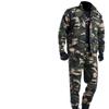 Traje de camuflaje ropa de trabajo para hombre abrigo de camuflaje para hombre traje de protección laboral para soldador traje de entrenamiento estilo militar