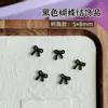 Accesorios Clásicos para Uñas Negras Tendencia Moño Estrella Explosión Moño Flotante Corbata de Moño Decoraciones para Uñas Accesorios