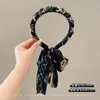 Diadema para Mujer con un Toque de Lujo, Diadema Ligera de Lujo para Lavarse la Cara, Diadema de Verano de Punta Alta, Pasador de Frente Dopamina Accesorio para el Cabello