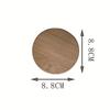 Filigrana Esmalte Madera de Acacia Haya Nogal Negro Esterilla Aislante Posavasos Taza para el Té Posavasos de Madera Maciza