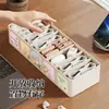 Caja de Almacenamiento para Cable de Datos de Teléfono Móvil Organizador de Cables de Cargador de Escritorio y Cables de Alimentación Caja de Almacenamiento Doméstico Compartimentado Artefacto de Organización