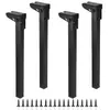 Patas de Mesa Plegables, Patas de Metal, Patas de Soporte Plegables, Patas Plegables para Escritorio de Computadora, Patas de Soporte para Cama, Soporte para Mesa de Camping
