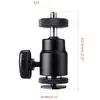 Mini Rótula de Metal con Rotación de 360 Grados, Tornillo de 1/4 Trípode Universal para Cámara Rótula Universal Rótula Pequeña