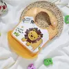 Produtos Infantis Impermeável e Anti-Sujeira Guardanapo de Saliva Suplemento Alimentar de Bebê Bavete Eva Bavete para Comer Bebê Desenho Animado Bolso de Arroz