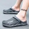 Talla Grande 4647 Zuecos para Hombre 2026 Verano Nuevos Zapatillas de Malla de Comercio Exterior Transpirables Antideslizantes Sandalias Casuales de Playa