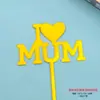 Te deseamos longevidad, salud y longevidad, Insignias de Acrílico Engrosado para Pasteles, Insignias para Postres de Repostería