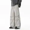 2026 Nuevos Pantalones Casuales para Hombre Primavera y Otoño Marca de Moda Versátil Pareja Deportes al Aire Libre Moda Pantalones Largos Paracaidista