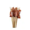 Brochetas pequeñas al por mayor para barbacoa de mercado nocturno, selección completa de brochetas calientes y frías, brochetas fritas, productos semiacabados, pollo Bobo y brochetas de cordero