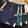 Pantalones Cortos de Verano 2024 para Hombre Estilo Americano Pantalones de Trabajo de Cinco Puntos Pierna Ancha Holgados Casuales Marca de Moda High Street Pantalones Deportivos de Baloncesto