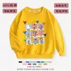 Circo de Números Mágicos 6 Ropa Infantil Niños Sudaderas Otoño Tallas Mediana y Grande Niños Bonitos Tops Primavera y Otoño Frescos