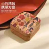 Caja de Almacenamiento de Joyería Retro Portátil para Viajes Transfronteriza Piel Tamaño Pequeño Empaque de Anillos Caja de Joyería Estuche para Joyería