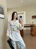 Camisa Popular de Lyocell com Estampa Animal Dongdaemun Coreano de Manga Longa Proteção Solar Verão 2026 Top Cover-Up Retido por Si Mesmo para Mulheres