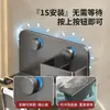 Soporte para secador de pelo con ventosa, soporte de pared sin taladro para secador de pelo para baño, estante de almacenamiento multifuncional