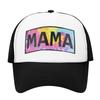 Gorra de Béisbol Popular Transfronteriza con Estampado de Graffiti Estilo Europeo y Americano Regalo del Día de la Madre Gorra de Malla de Esponja Transpirable Venta al por Mayor