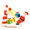Decoración Navideña Inflable Transfronteriza para Jardín Exterior, Papá Noel Inflable Iluminado con Luz LED, Bolsa de Regalo Inflable, Modelo Inflable, Fábrica de Origen