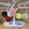 Pelota de Piel Sintética de Visón Mejorada 5cm Hecha a Mano para Accesorios de Cabello, Colgantes para Teléfono Móvil, Ropa, Zapatos, Sombreros, Joyería y Accesorios en Stock