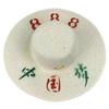 Sombrero de paja de ala ancha de verano a prueba de sol sombrero de paja de paja de trigo sombrero de cubo tejido de bambú protección solar transpirable sombrero de pescador sombrero de pesca sombrero de camuflaje