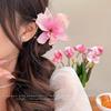 Pasador de Flor de Verano Pinza Lateral Pinza para el Lado de la Oreja Pinza para la Parte Trasera del Cabello Nuevo 2025 para Mujer Flor de Cabeza Flor Artificial Tocado Accesorios para el Cabello de Playa