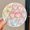 Diademas de Colores para Mujer, Estilo Coreano Negro, Bandas de Goma Desechables Engrosadas, Accesorios para el Cabello, Anillos para el Cabello que No Dañan el Cabello