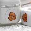 Pegatina de Rollo de Dibujos Animados Transfronteriza Lapibala para Portátil, Agenda, Taza de Agua, Decoración DIY, Pegatina Selladora de Cobaya