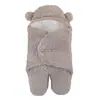 Sacos de dormir para bebês feitos sob medida, mantas de swaddle de lã de cordeiro, mantas anti-susto para bebês e designs personalizados com base em imagens ou amostras fornecidas, incluindo etiquetas de lavagem