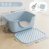Caixa de Areia para Gatos Jumbo Semi-fechada Anti-respingo Super Grande Aprofundada Banheiro para Gatos Suprimentos para Pets Gato Fabricante Atacado