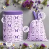 Sacos de Lixo com Aroma de Lavanda para Uso Doméstico, Espessados, com Alças, Extra Espessos, Sacos de Limpeza Específicos para Cozinha, Tamanho Grande, Tipo Resistente a Rasgos