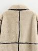 Aliexpress Popular Comercio Exterior Transfronterizo Estilo Europeo y Americano Chaqueta de Lana Integrada de Piel para Mujer
