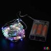Lámpara de alambre de cobre LED caja de baterías cadena de luces punto al por mayor luces decorativas navideñas multifuncionales luces de estrella luces de guirnalda