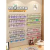 Estante de Exhibición Transparente para Montar en Pared para Almacenamiento de Cuentas DIY, Estante de Almacenamiento de Cuentas de Gran Capacidad