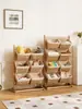 Estantería de Almacenamiento de Madera Maciza Gabinete de Almacenamiento para Snacks Estantería para Almacenamiento de Artículos Varios para Dormitorio Sala de Estar Estantería de Exhibición de Piso de Múltiples Capas