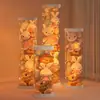 Barril de Almacenamiento para Muñecas con Cremallera Caja de Almacenamiento de Peluches Tubo Transparente de Gran Capacidad para Niños Almacenamiento de Muñecas a Prueba de Polvo