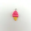 Accesorios de joyería de resina con temática de helado: Collares, pulseras, colgantes, llaveros y dijes para fundas de teléfono para hacer tú mismo