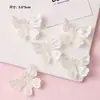 2026 Dia dos Namorados Qixi Buquê Cartão Decoração de Bolo Inserção com Borboleta Pérola Iridescente Decoração de Confeitaria Inserção
