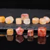 Borracha Natural Flor Lua Cubo de Açúcar Cristal Acessórios Colar Pulseira Joias Pingente de Pedra Natural Pixiu Pronto para Venda