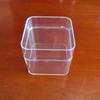 Caja cuadrada de cristal transparente de punto caja de plástico transparente PS embalaje almacenamiento caja pequeña caja de embalaje por inyección para auriculares Bluetooth