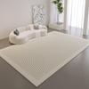 Alfombra sencilla de estilo chino de área grande y cobertura total para sala de estar, alfombra de terciopelo bucle de alta gama para el hogar, a prueba de frío, antideslizante, manta para mesa de té, para piso
