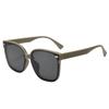 Gafas de Sol Retro para Mujer, Gafas de Nieve de Invierno Nuevas de Alta Gama, Gafas de Sol de Moda Trendy para Viajes, Protección Solar con Marco Grande