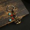 Torneira de latão pilão de diamante chaveiro de carro pingente pingente para bolsa de homem e mulher pingente de artesanato decorativo do Tibete