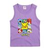 Colete Infantil Roupa de Verão Meninos Camiseta Básica 100% Algodão Moda Verão Meninas Roupa Externa para Bebê Camiseta Sem Manga