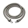 Manguera de Ducha de PVC Gris Pistola Calentador de Agua de Baño Manguera de Ducha Antiexplosión Tubo de Conexión Universal para Ducha