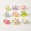 Cabezas de Flores de Hortensia Artificiales, Flores Falsas, Cinta Floral, Mini Hortensias para Accesorios de Cabello DIY, Flores para Pasador, Decoración de Hanfu, Fotografía de Viajes