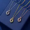 Collar de Proyección Geométrica 'Te Amo' de 100 Idiomas Transfronterizo Moda Europea y Americana Cadena Versátil para Clavícula Colgante para Mujer