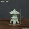 Pedra de areia verde Zen Estátua de Buda Wei do Norte Pequenos ornamentos Chá chinês criativo Pet Bonsai Micro Paisagem Escultura em pedra Decoração de aquário