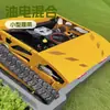 Cortacésped Inteligente con Control Remoto Oruga Rastreadora para Pendientes de Huertos Tracción en las Cuatro Ruedas Máquina Desbrozadora para Recuperación de Tierras