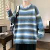 Suéter de cuello alto y manga larga para hombre, jersey de punto informal y cálido de estilo jacquard, de comercio exterior, para otoño e invierno.