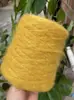 Lã Mohair Longa de Espessura Média, cerca de 40% Lã, Macia e Não Pica, Linha para Casacos, Suéteres, Lenços e Xales