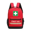 Mochila Bolida Impermeável Espessada Resistente a Rasgos Bolsa de Armazenamento Portátil Tecido Oxford Mochila de Emergência Mochila de Primeiros Socorros